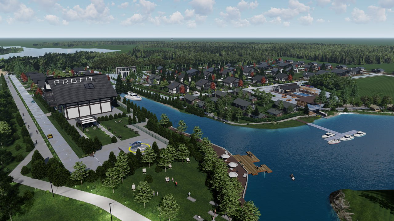 Концептуальный проект благоустройства эко-поселка